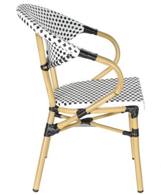 "Грас" плетеный стул из искусственного ротанга, цвет черный