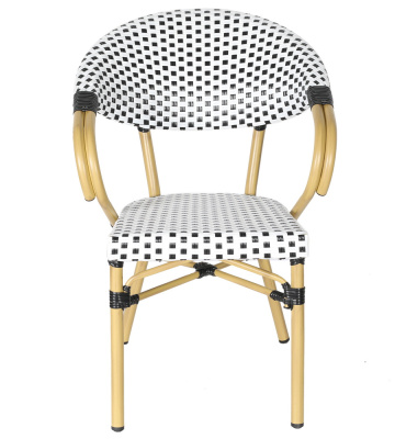 "Грас" плетеный стул из искусственного ротанга, цвет черный