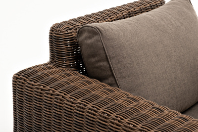"Боно" кресло из искусственного ротанга, цвет коричневый