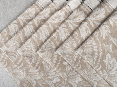 Салфетки жаккардовые 2шт "Овальная" 45*45