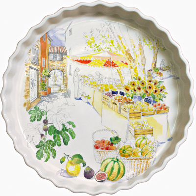 Блюдо для выпечки круглое